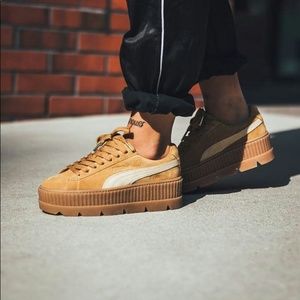Puma X Fenty Rihanna Suede Cleated Creeper Sneaker